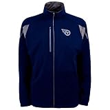 NFL Men's Tennessee Titans Desert Dry Full Zip Jacket (Navy/Gunmetal, XX-Large)