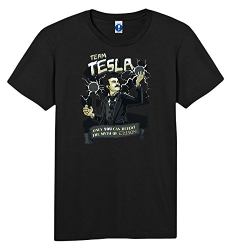 Shirt.Woot - Men's Team Tesla T-Shirt - Black