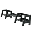 Madison Hutch for Trestle Desk- Antique Black