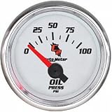 Auto Meter 7127 C2 Short Sweep Electric Oil ressure Gauge