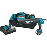 Makita XGC01M1C 18V LXT Lithium-Ion Cordless Caulk and Adhesive Gun Kit with One 4.0 Ah Battery, 29 