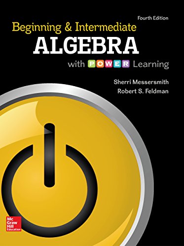 Beginning and Intermediate Algebra with P.O.W.E.R. Learning