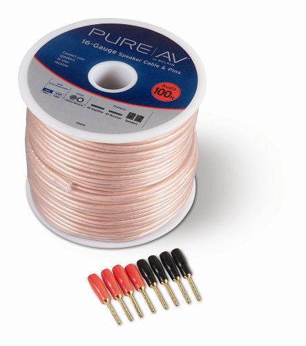 Belkin Blue Series PureAV 16-Gauge Speaker Cable & Pins 30m