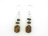 Sterling Silver Multi Amber Earrings