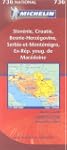 Carte routi�re : Slov�nie - Croatie -...