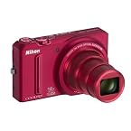 Nikon Coolpix S9100 Digital Camera with 18x Optical Zoom (Red)