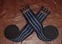 Pro Weight Lifting Knee Wraps Powerlifting BLUE POWER 2m