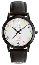 Bulova Men's Frank Lloyd Wright White Dial Watch #98A103