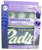 McArthur San Diego Padres Three Ball Gift Set with Golf Towel
