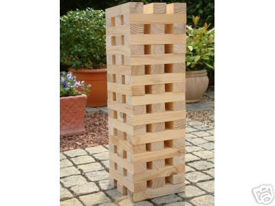 Childrens Toyshop  Toys : GIANT TOWER/ INDOOR OR GARDEN GAME/ NEW