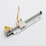 Dowonsol 3V 直流 ハイブリッド 2相4線マイクロステップモーター 直径10mm スライダ68mmロングロッド 軸3 mm diy 趣味のためのステッピングモーター