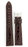 Watch band Genuine CrocodileStrap 24mm Brown