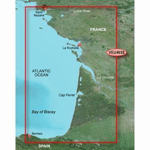 GARMIN VEU465S LA BAULE TO SAN SEBASTIAN BLUECHART G2 VISION