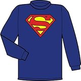 Superman 100% Cotton Long Sleeve T-shirt Tee Shirt