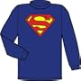 Superman 100% Cotton Long Sleeve T-shirt Tee Shirt