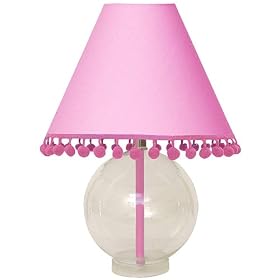 Swell Pink Pompom Lamp