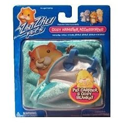 Zhu Zhu Pets Hamster Carrier and Blanket - Blue