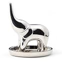 Baby Elephant Ring Holder, Elegant Jewelry Stand, Gift Idea