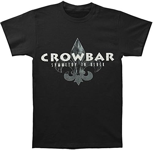 Crowbar Men's Symmetry In Black T-shirt Large Black