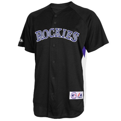 MLB Colorado Rockies Replica BP Home Jersey, Large
