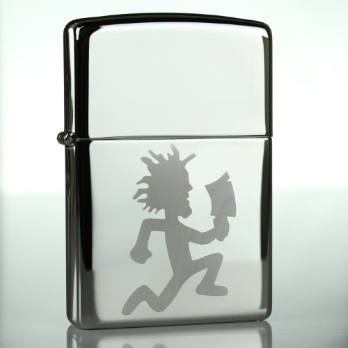 Hatchetman Zippo Lighter Mirror-polished Chrome