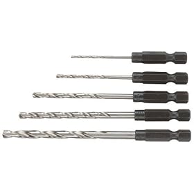 Bosch CC2400 Clic-Change 1 16-Inch to 1 8-Inch 5 Piece Twist Drill Bit Assortment by Bosch