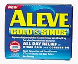 Aleve Non Drowsy Cold & Sinus All Day Relief Caplets - 10 ea