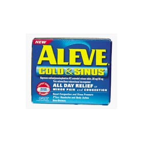 Aleve Non Drowsy Cold & Sinus All Day Relief Caplets - 10 ea