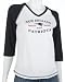 5th & Ocean New England Patriots Missy Knit 3/4 Sleeve V-Neck Tee