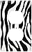 Art Plates - Zebra Print Switch Plate - Outlet Cover