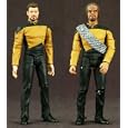 Star Trek Next Generation Riker and Worf 7 Action Figure Set of 2 by  Diamond Select 