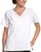 Dickies Women's Everyday Scrubs (EDS) Mock Wrap 2 Pocket Empire Waist Top,Dickies White,Small