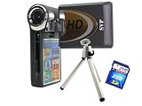 SVP T400-Black 1280x720p True HD Camcorder with 2.4 LCD (2GB SVP High Speed SD Memory Card Included)