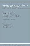 Advances in Homotopy Theory: Papers in Honour of I M James, Cortona 1988 (London Mathematical Society Lecture Note Series)