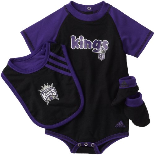 NBA Infant Sacramento Kings Boys Bib & Bootie Set - R228Syki (Multi, 18 Months)