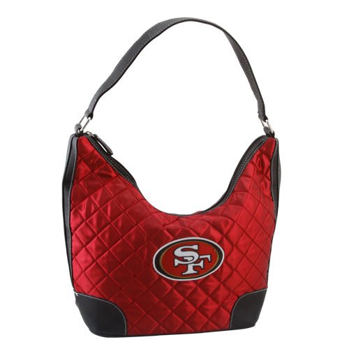 NFL San Francisco 49ers Team Color Quilted Hobo