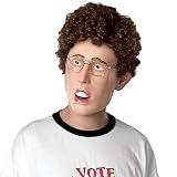 Adults' Napoleon Dynamite Mask with Hair