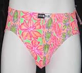 Wild Melon Fitted Pouch Swim Briefs