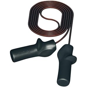 Harbinger 331400 9-Foot Adjustable Leather Trigger Handle Jump Rope