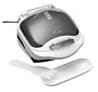 George Foreman GR10ABW Champ Grill with Bun Warmer, White