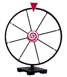 16 Inch Dry Erase Spinning Prize Wheel White Face