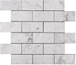 Carrara (Carrera) Bianco Honed 2x4 Subway Mosaic Tile