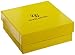 Wheaton W651601 Yellow Chipboard CryoFile Storage Box, 130mm Length x 130mm Width x 52mm Height, For 2mL Cryogenic Vials (Case of 15)