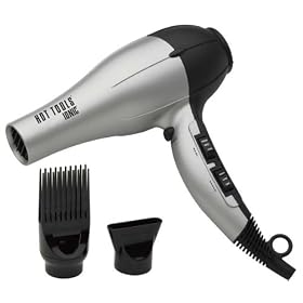 Buy Hot Tools Black And Silver Ionic Hair Dryer HT1029SB by Hot Tools