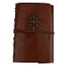 Generic Vintage Pu Blank Notebook Diary Journal Notepad With Loose Wheel Charms - brown RS.375.00