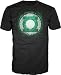 Search : Green Lantern Movie: Tomar-Re GL Emblem Print (Black) T-Shirt MEDIUM