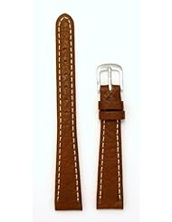 Ladies Genuine Italian Sport Leather Watchband Tan 12mm Watch Band - by JP Leatherworks