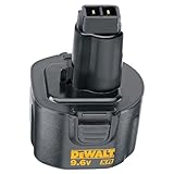 DEWALT DW9061 XR 9.6-Volt 1.7 Amp Hour NiCad Pod Style Battery Pack