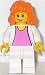 LEGO SPIDERMAN MINI-FIGURE - MARY JANE - MJ WHITE OUTFIT