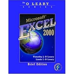 O'Leary Series:  Microsoft Excel 2000 Brief Edition